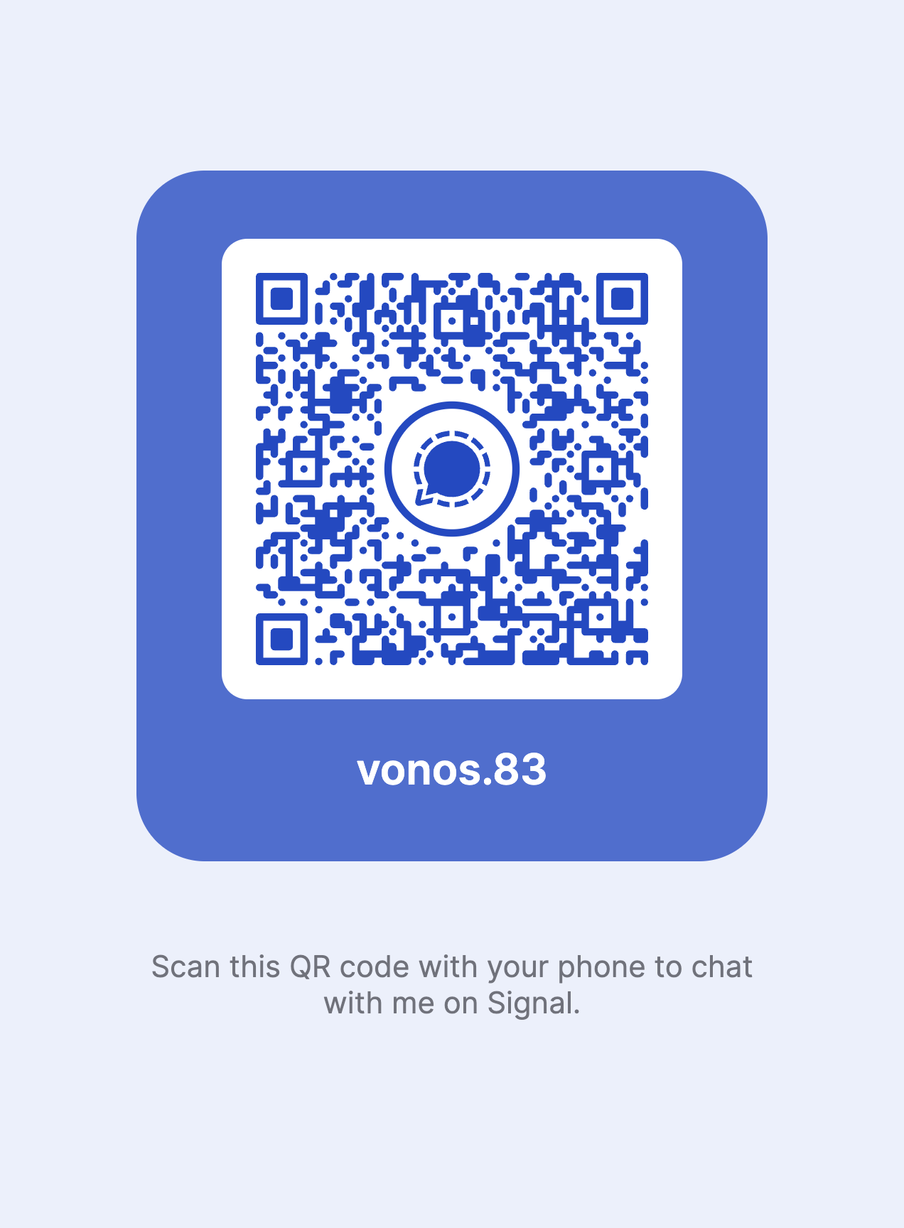 Signal QR code for @scriptoshi.66